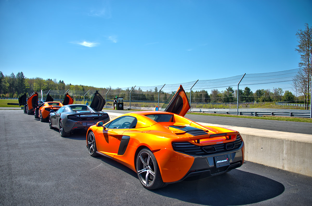 2015 McLaren 650s at Monticello Motor Club